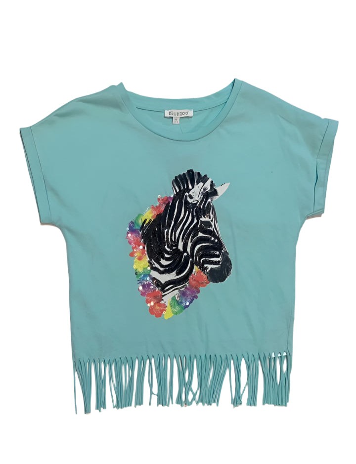 Bluezoo Short Sleeve Girls Cotton Tee (11-12/12-13 Years )