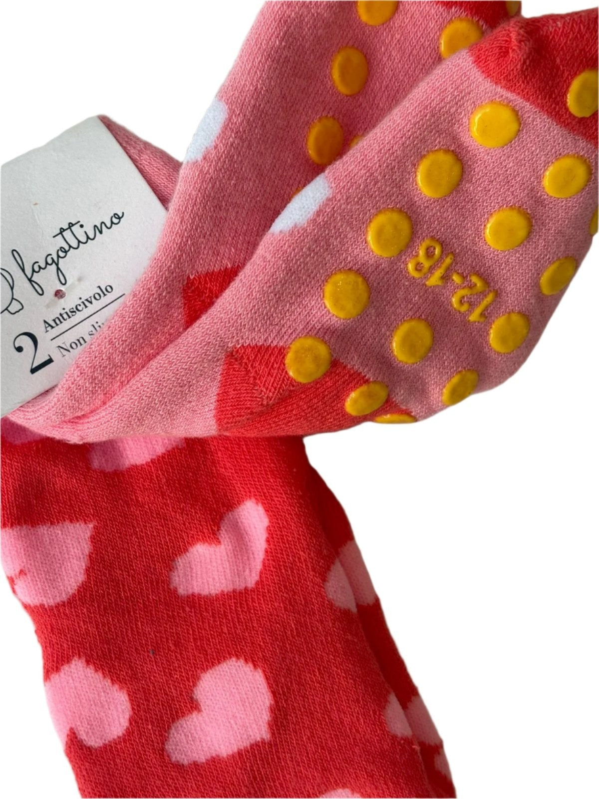 Ovs Fagottino Unircorn Pink 2 Pack Non Slip Socks