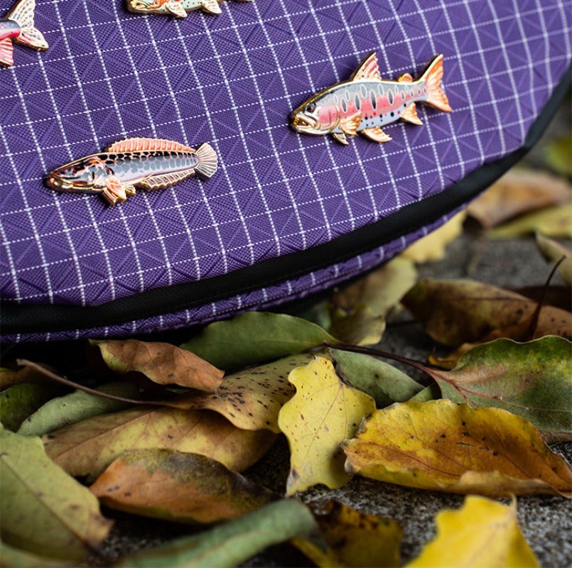Fishing Fish Enamel Pin - Fisherman Hat & Lapel Badge - Fishing Lover Gift