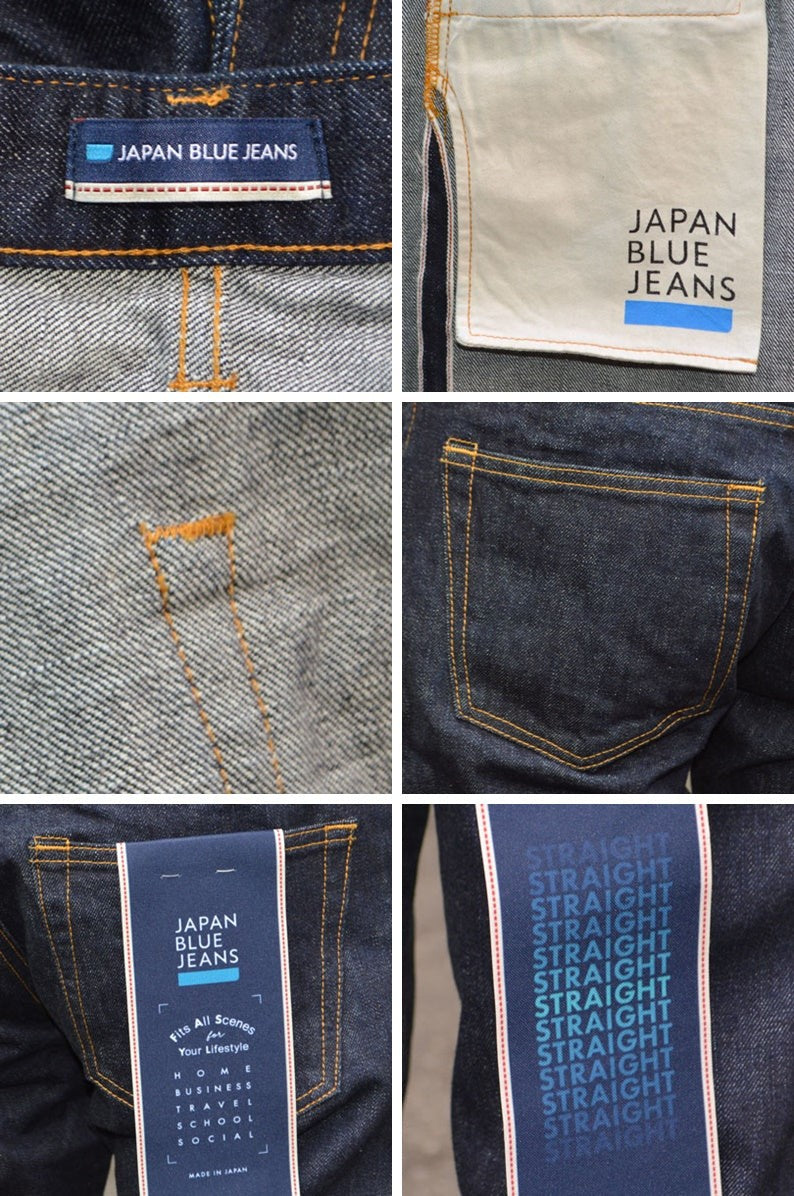 JAPAN BLUE JEANS "J301" 14.8oz Denim STRAIGHT