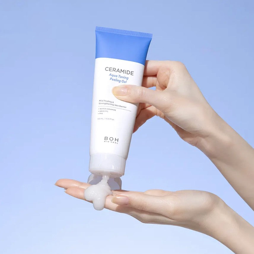 【20261014到期】Boh Ceramide Aqua Toning Peeling Gel Set 神經醯胺水感煥膚凝膠120mL+60mL