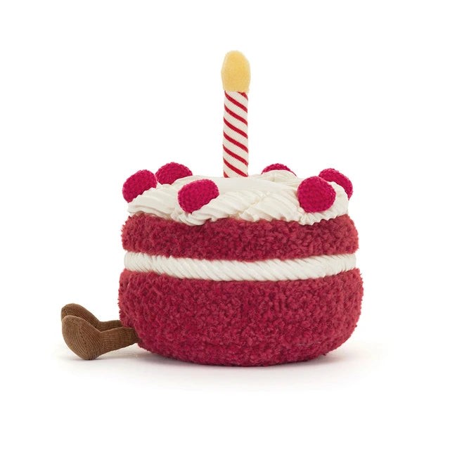 Jellycat Amuseables Cheri Cake 紅絲絨蛋糕