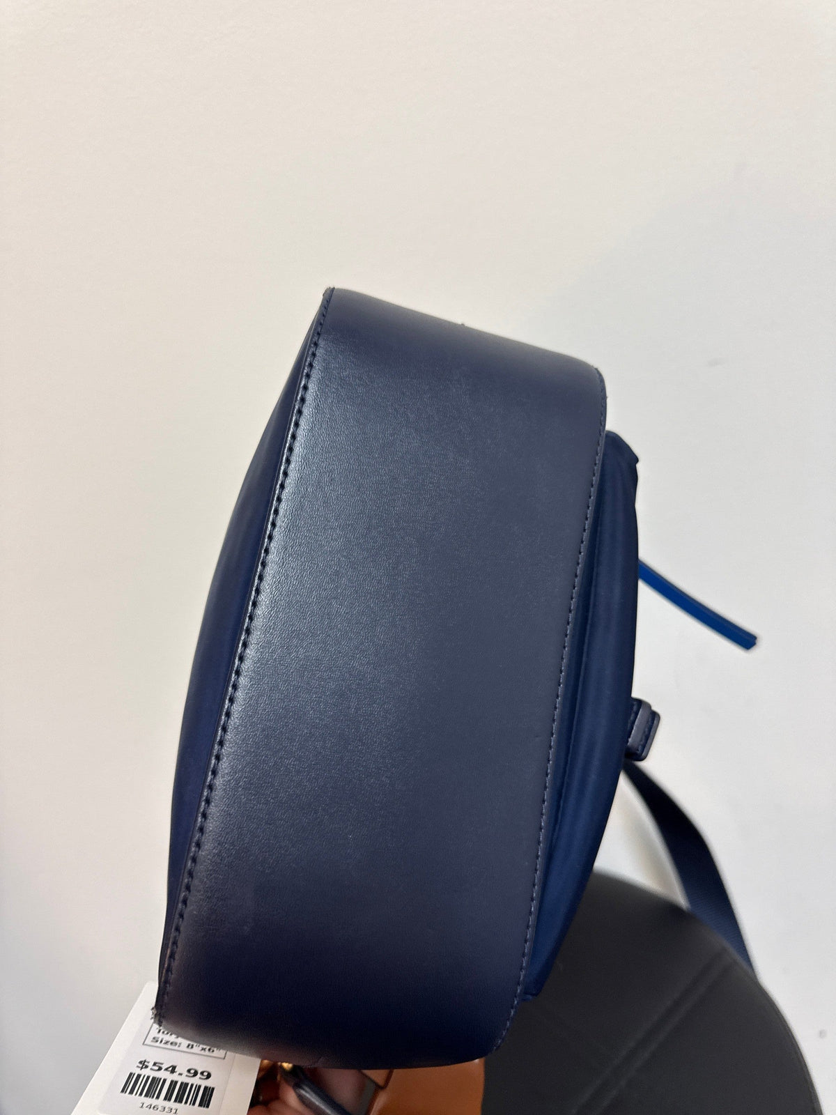 Tory Burch Blue Nylon Crossbody Bag, 8"x6"