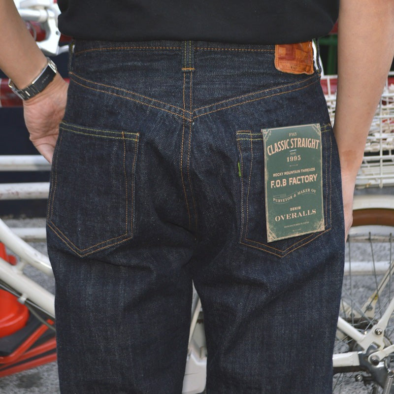 FOB FACTORY "F143" 14oz SELVEDGE STRAIGHT 5P