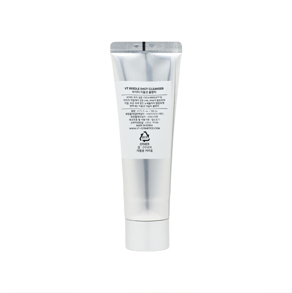 VT Reedle Shot Cleanser 微針潔面乳 80ml