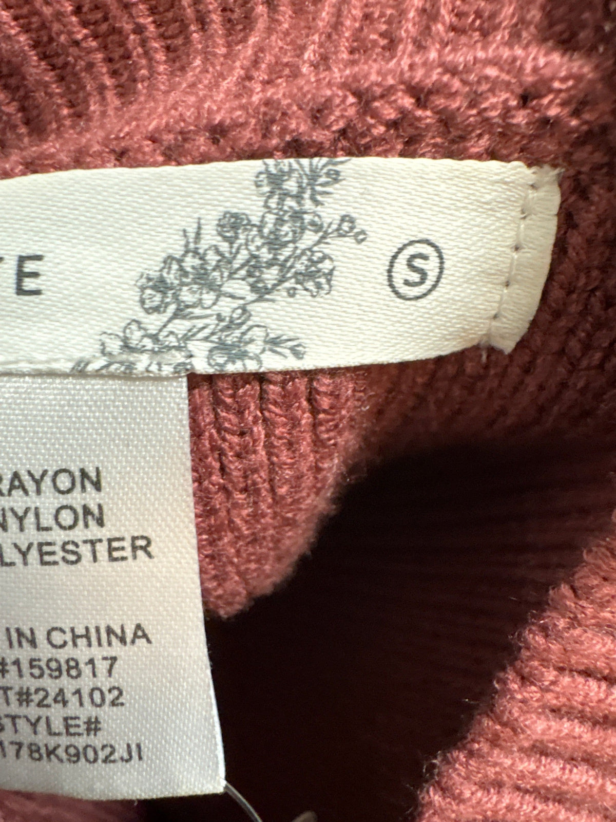 Altar'd State Mock Neck Sweater, S