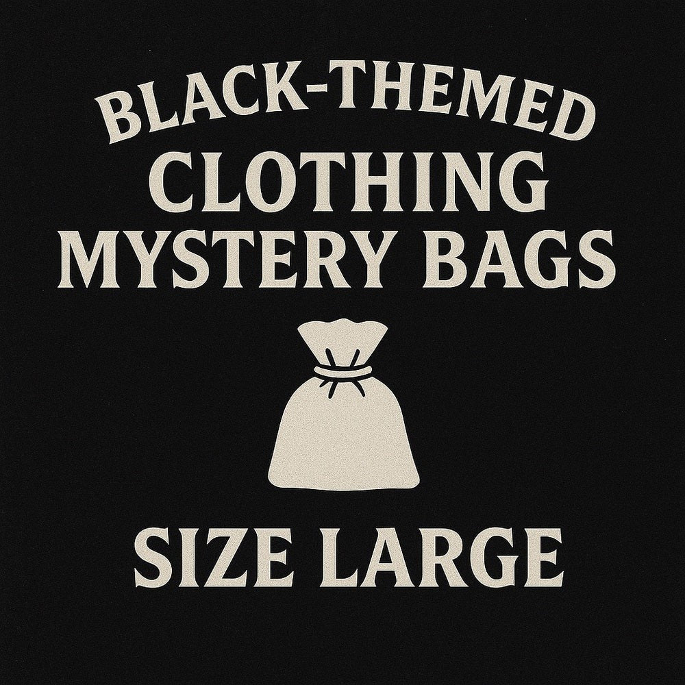 5 - Black-Themed Clothing Mystery Bag - Large