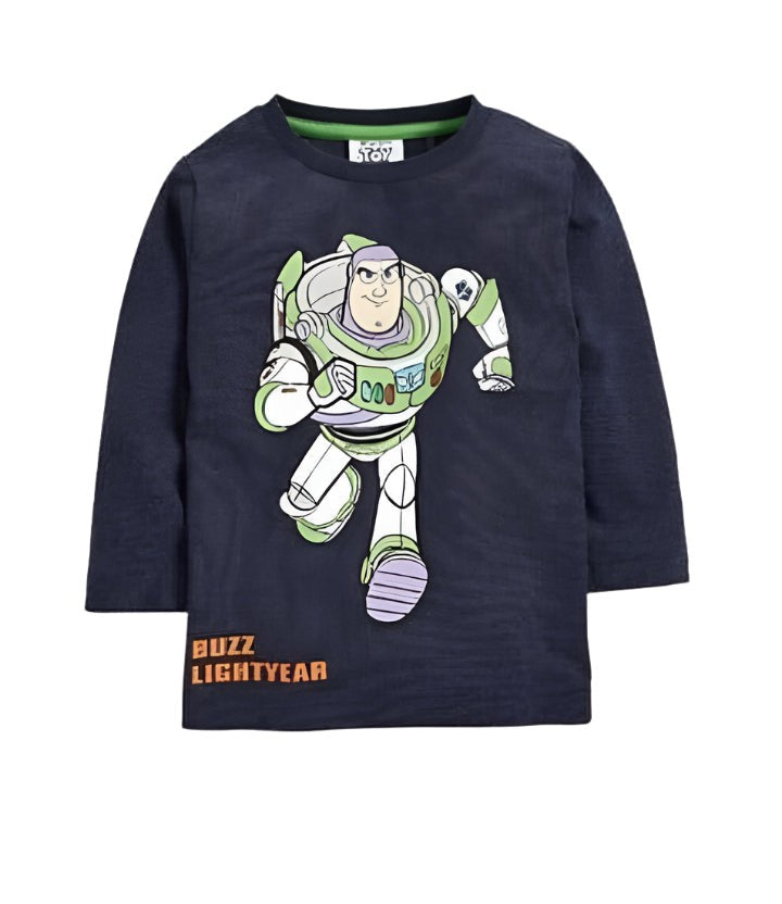 Next Baby Cotton Buzz Boy Long Sleeve Tee (6-9, 9-12 months)