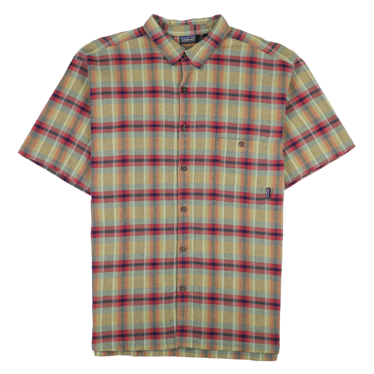 M's Short-Sleeved A/C Yarn-Dye Shirt
