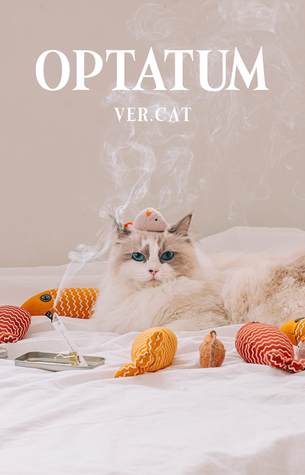 Optatum Paper Incense Cat Enjoy Set