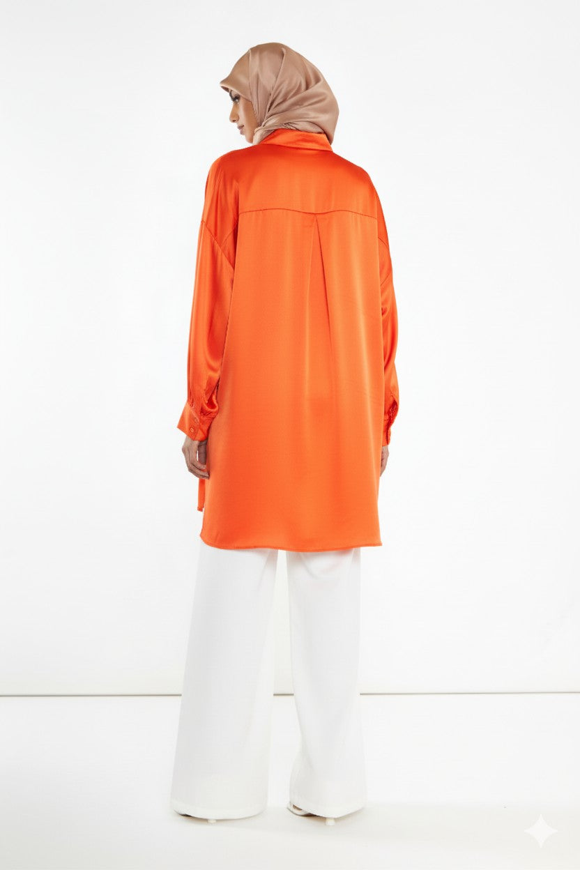 Oversized Shirt Orange