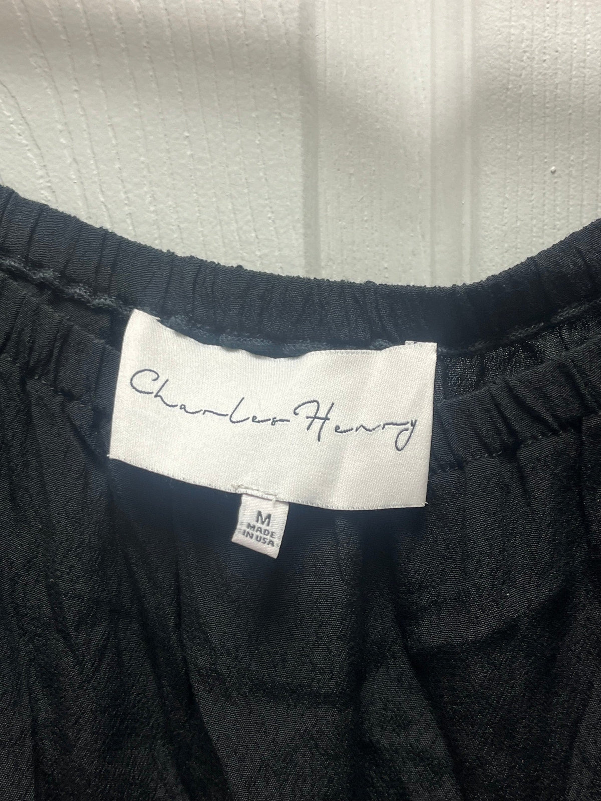Charles Henry Black Jumpsuit Sz M