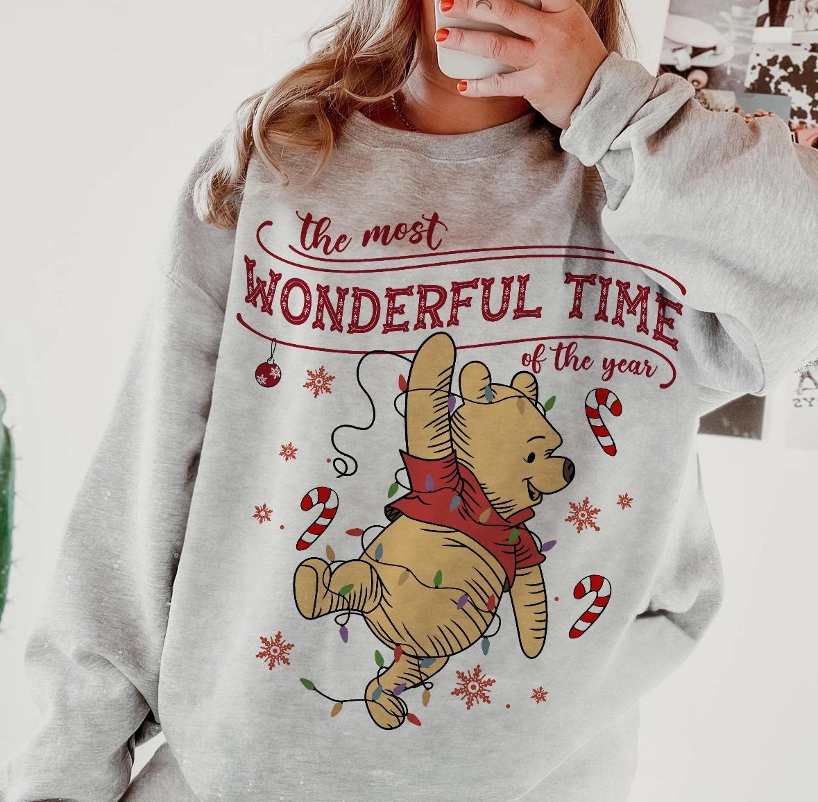 its the most wonderful time of the year pooh tee or sweatshirt