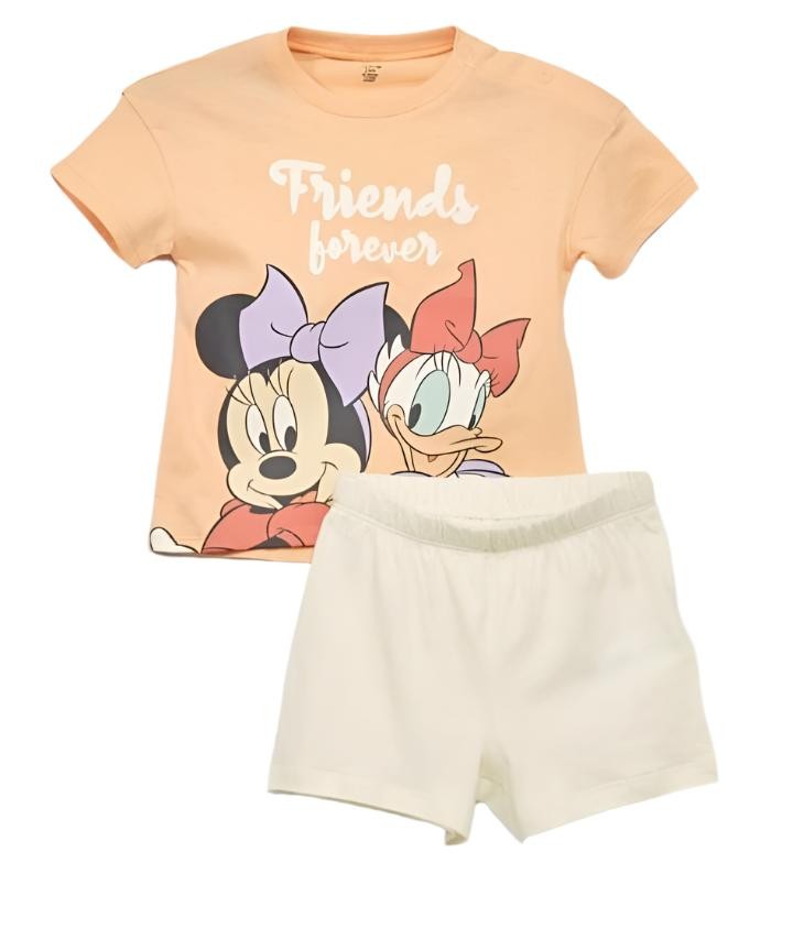 Kiabi France 100% Cotton Girl Set Friends Forever (12months)