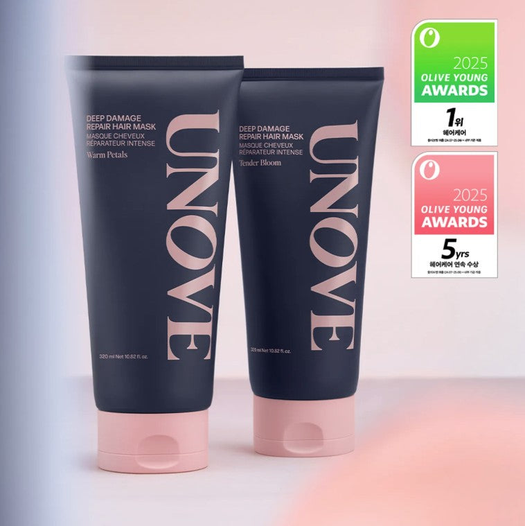 UNOVE 深度損傷頭髪修護素 Deep Damage Treatment EX 320ml(Tender Bloom+Warm Petal)