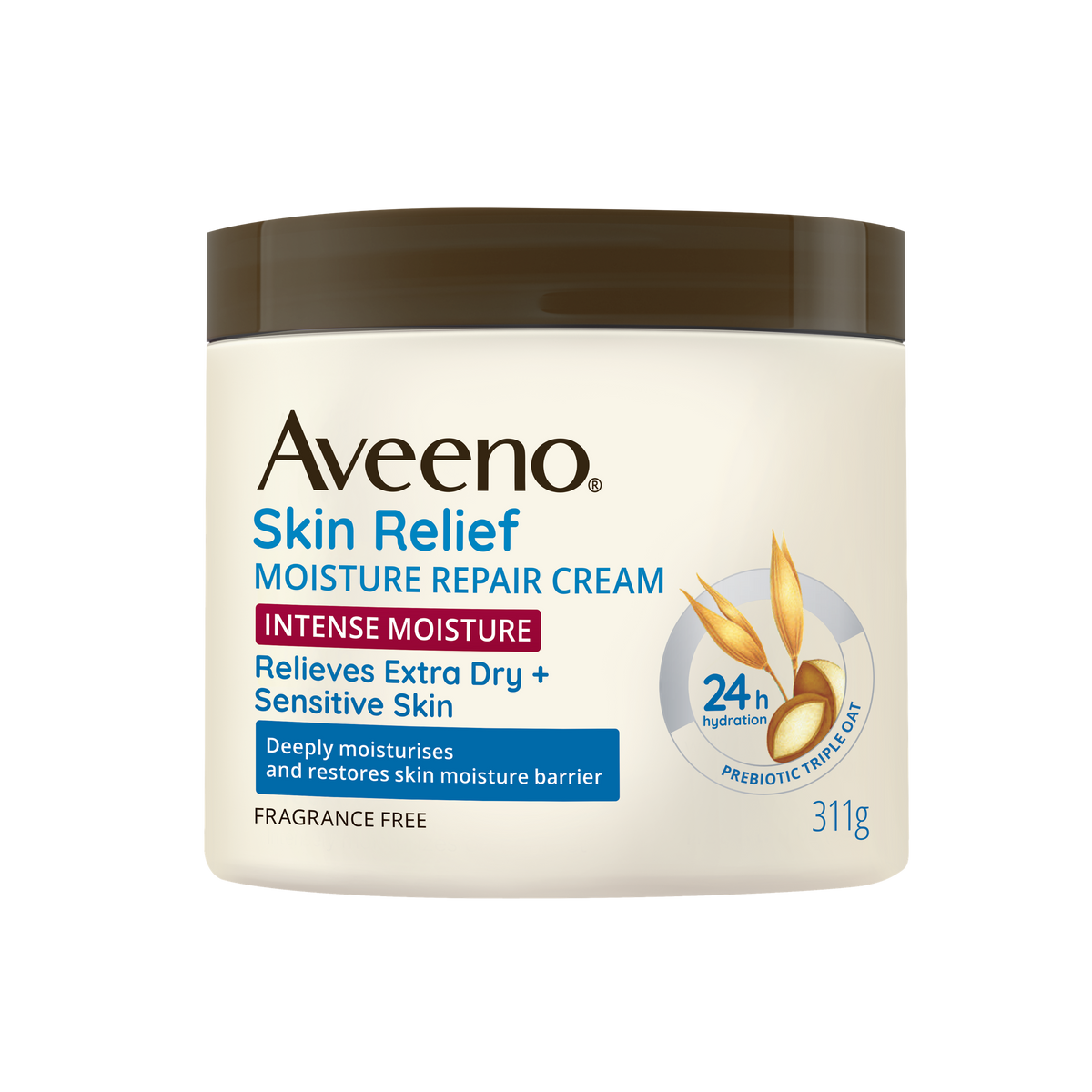 Aveeno Relief Moisturizing Cream 天然燕麥高效舒緩敏感肌適用潤膚霜 312g