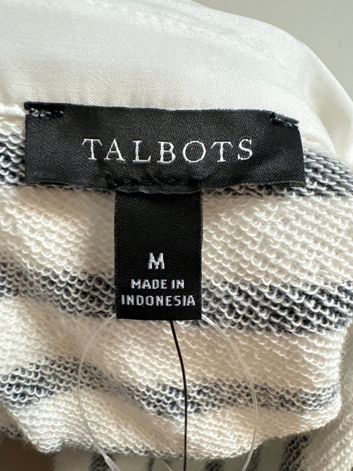 New Talbots Stripe Top, M