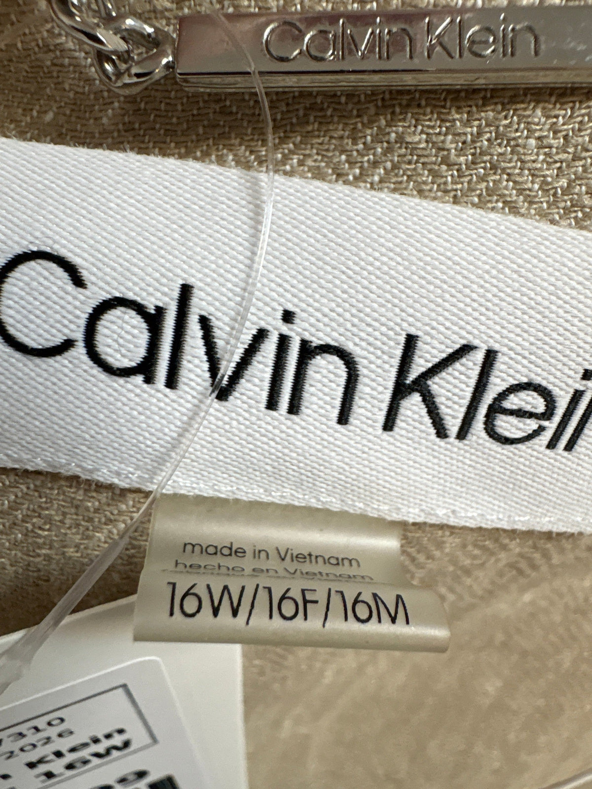 Calvin Klein Tan Blazer Jacket, 16W