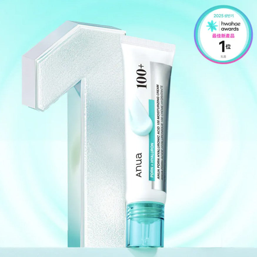 Anua PDRN Hyaluronic Acid 100 Moisturizing Cream 透明質酸水光乳霜 60ml
