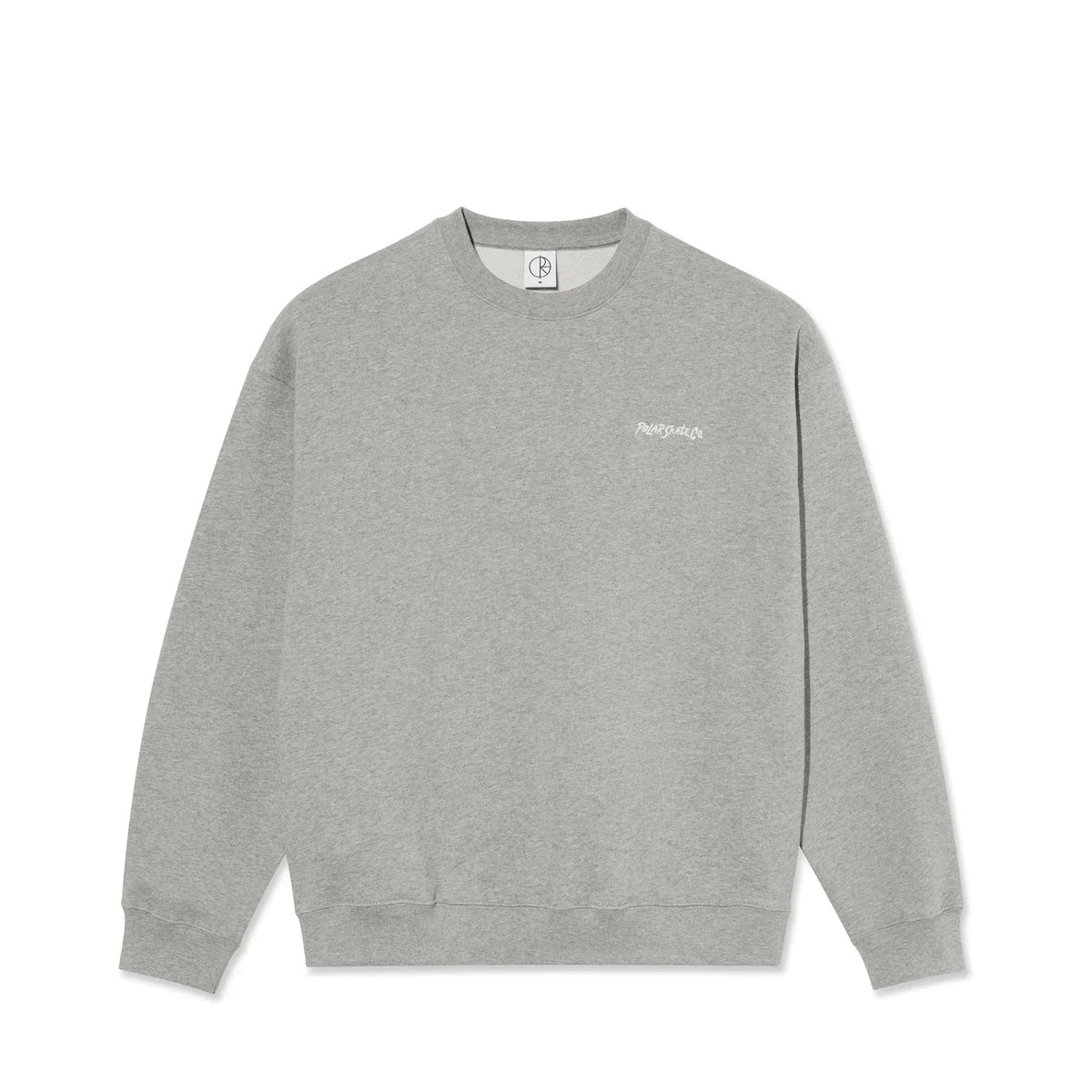 POLAR - DAVE CREWNECK SURF LOGO (HEATHER GREY)