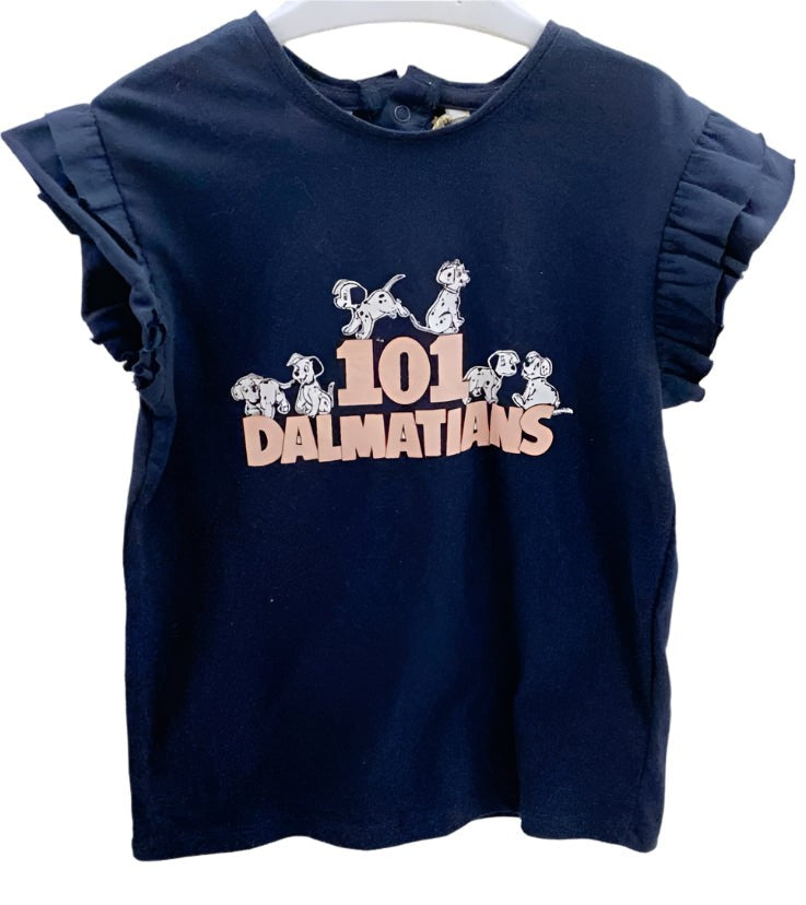Kiabi France Cotton Short Sleeve Girls Tee ( 36 Months )