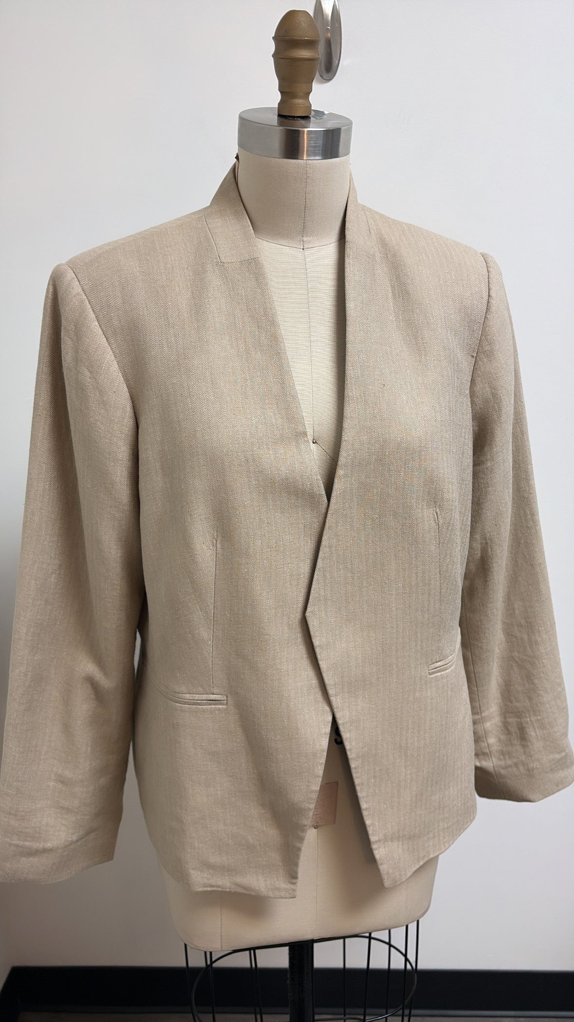 Calvin Klein Tan Blazer Jacket, 16W