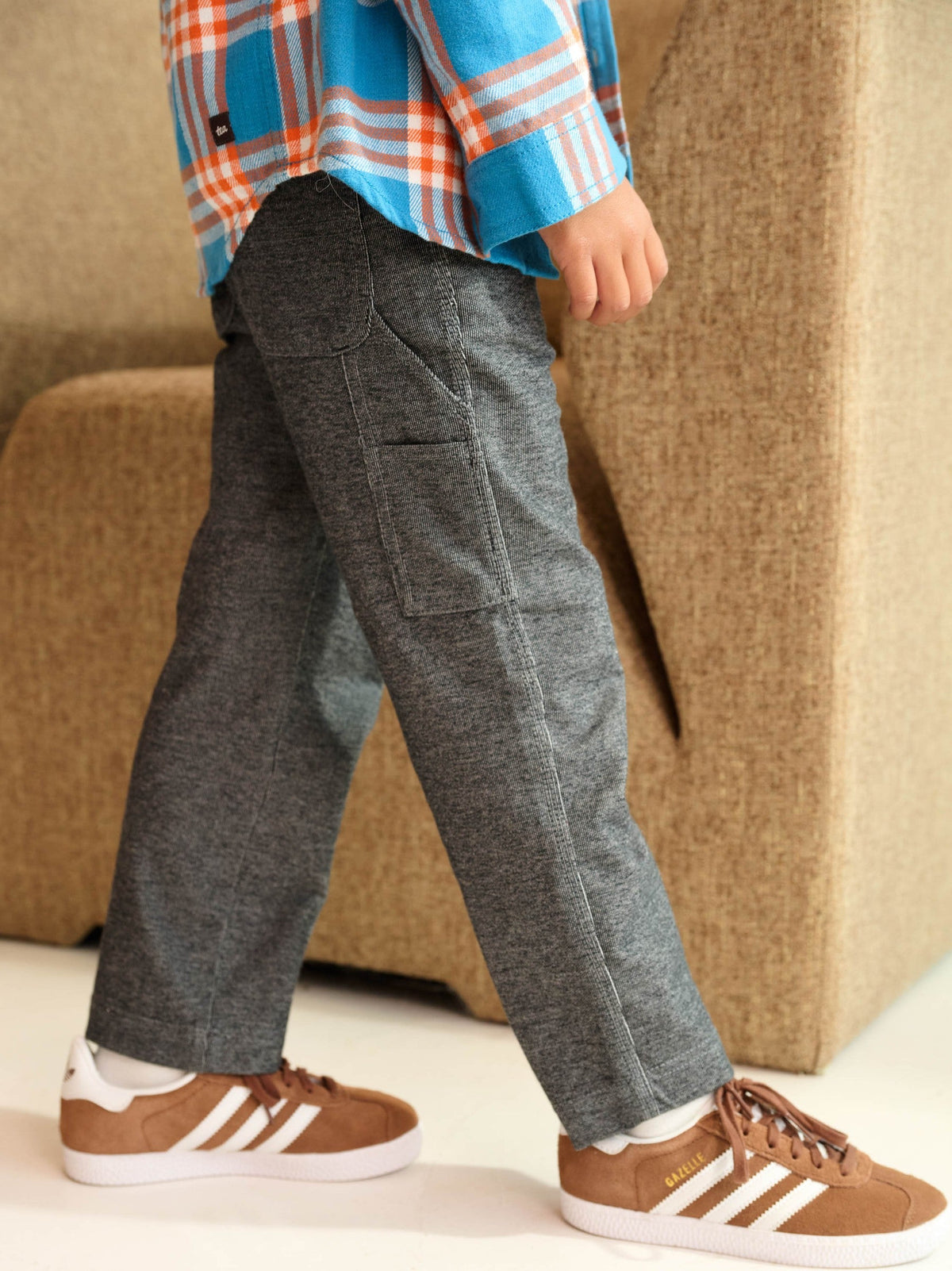 Denim-Like Carpenter Pants