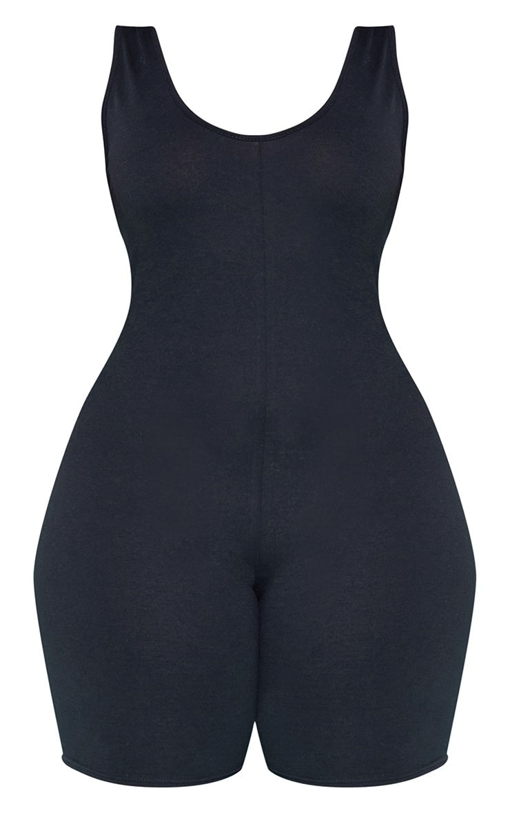 Plus Unitard Black