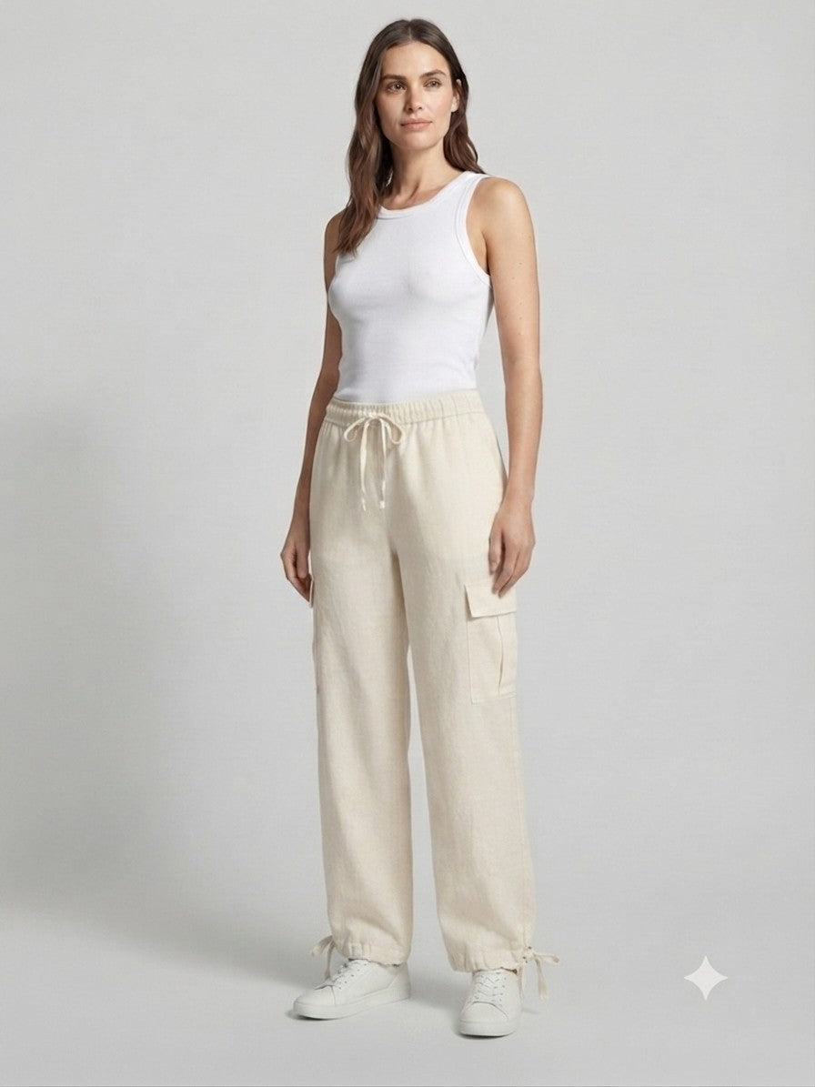Next Casual Cream Cargo Pant