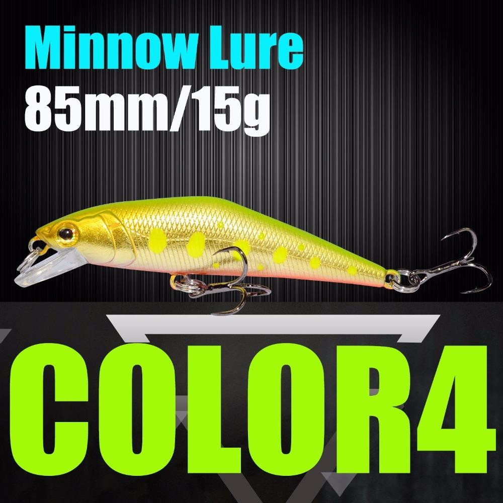 AFISHLURE Fishing Lure Wobblers Trout 85mm/15g Minnow Hard Baits Iscas Artificial Pesca Leurre