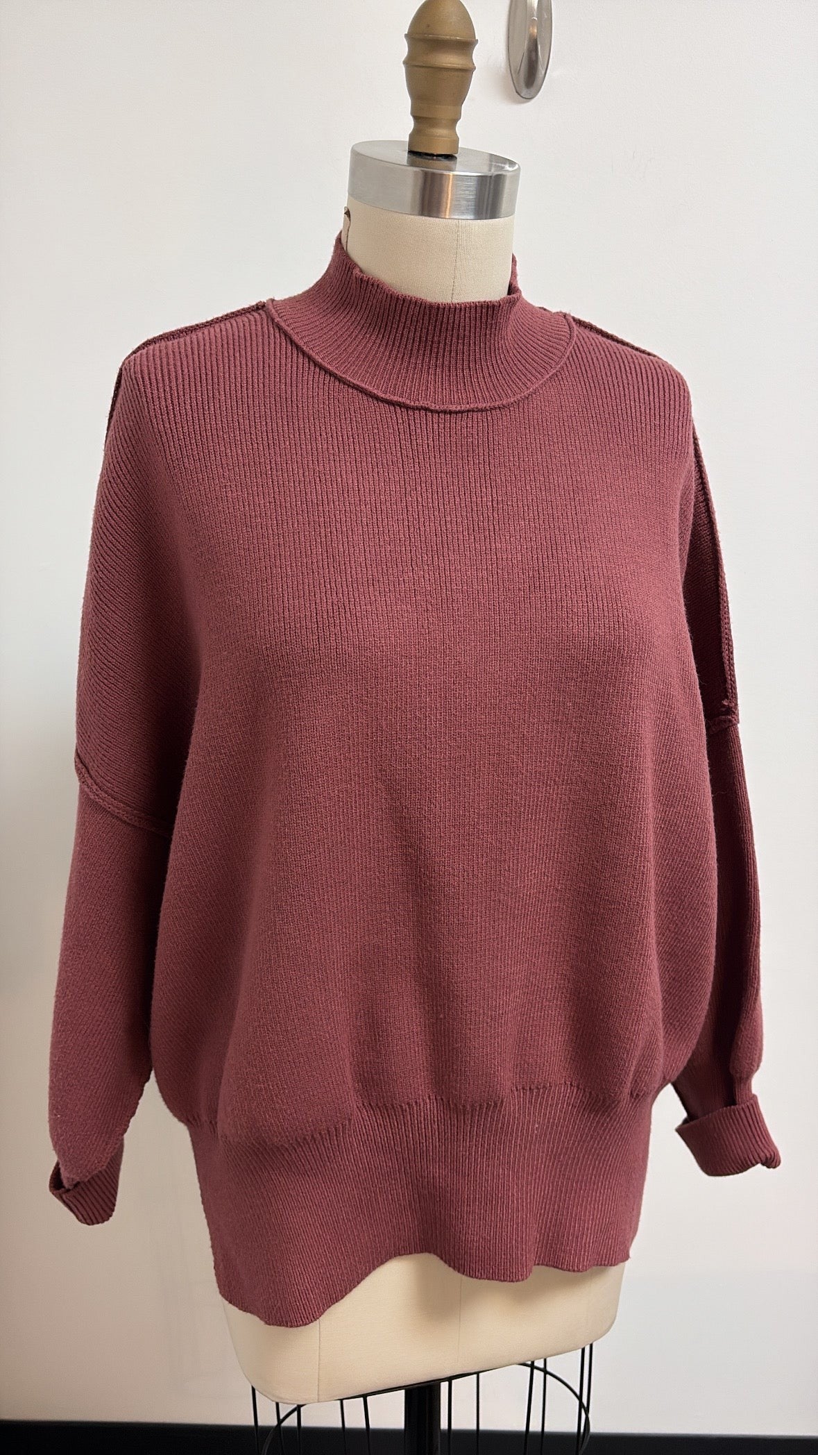 Altar'd State Mock Neck Sweater, S