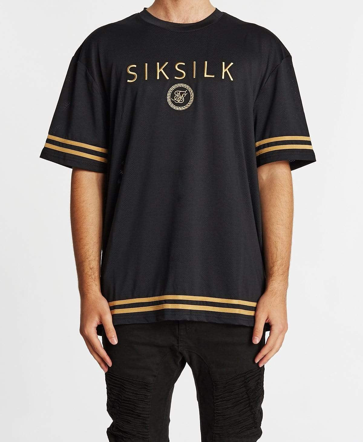 Oversized Essentials Tee Black/Gold