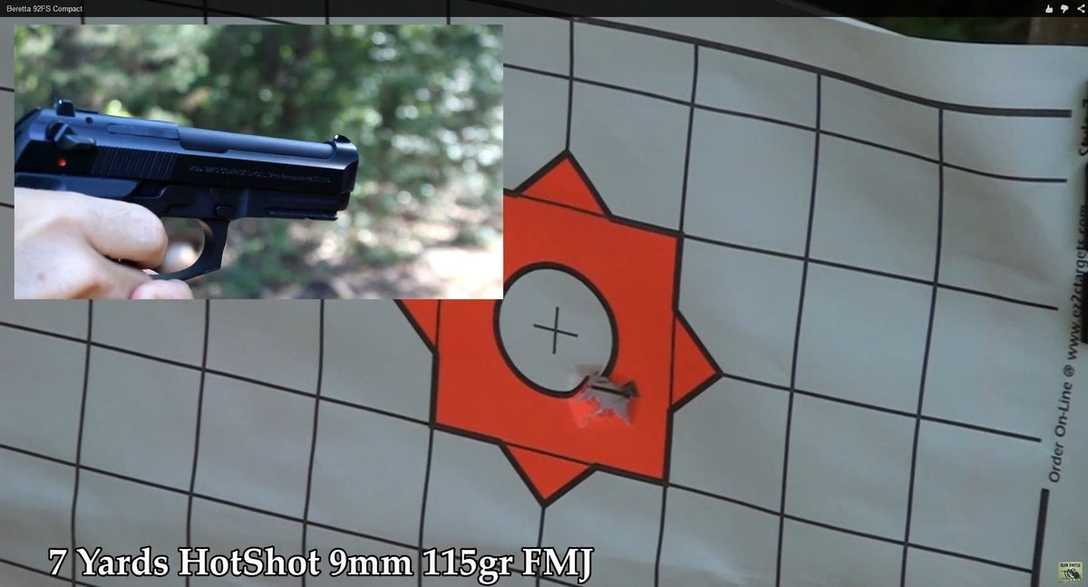 EZ2C Targets #7: Four Bullseye Plus Sight in 11”x17” Made in USA