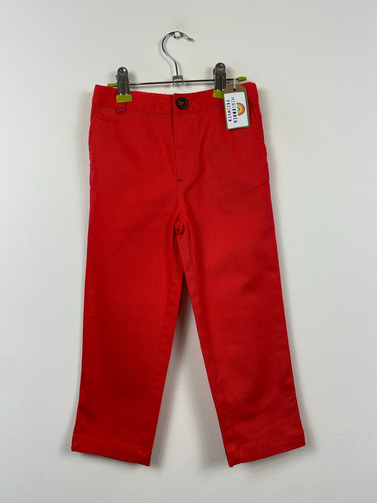 BRAND NEW Red Chinos (2-3 Years)