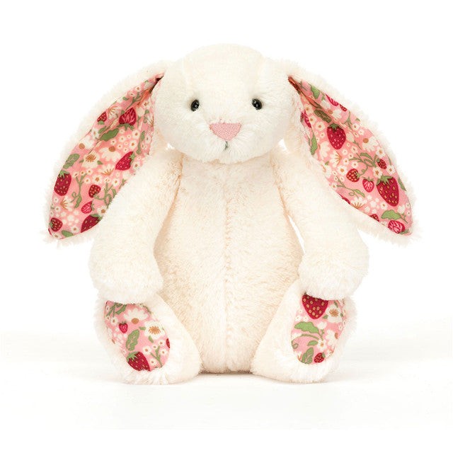 Jellycat Blossom Cream Bunny 'Berry' 草莓奶白色碎花兔仔