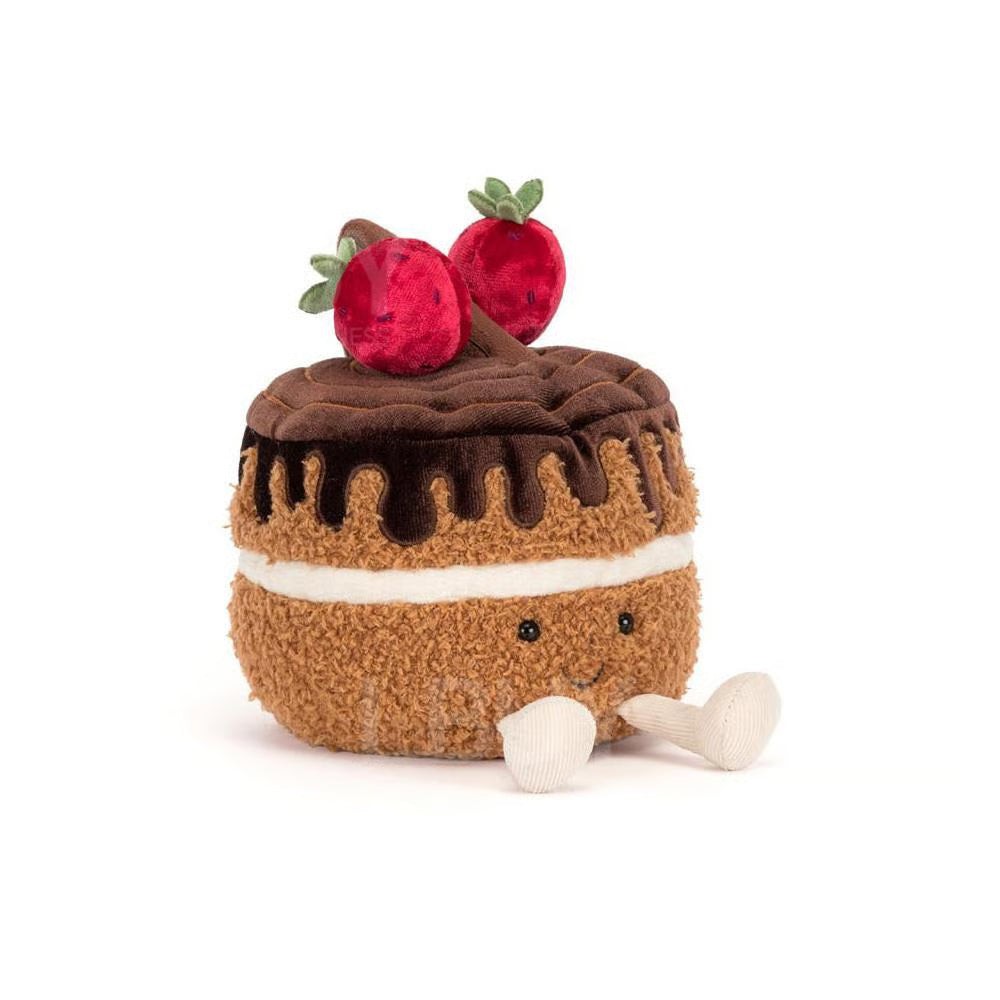 Jellycat x Harrods Glacy Chocolate Cake 草莓朱古力蛋糕