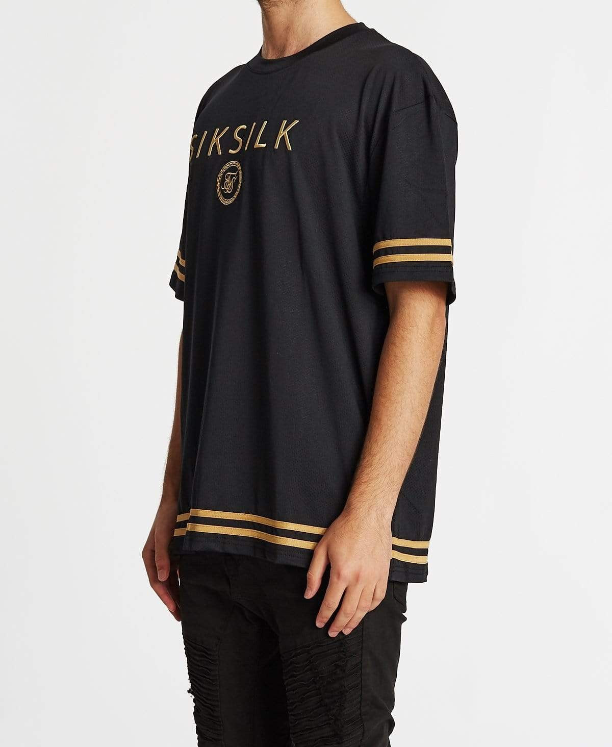 Oversized Essentials Tee Black/Gold