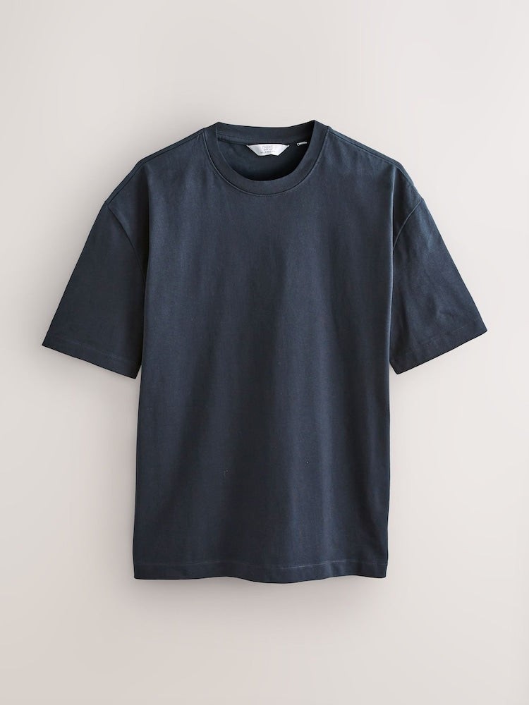 Navy Blue Relaxed Fit Tee