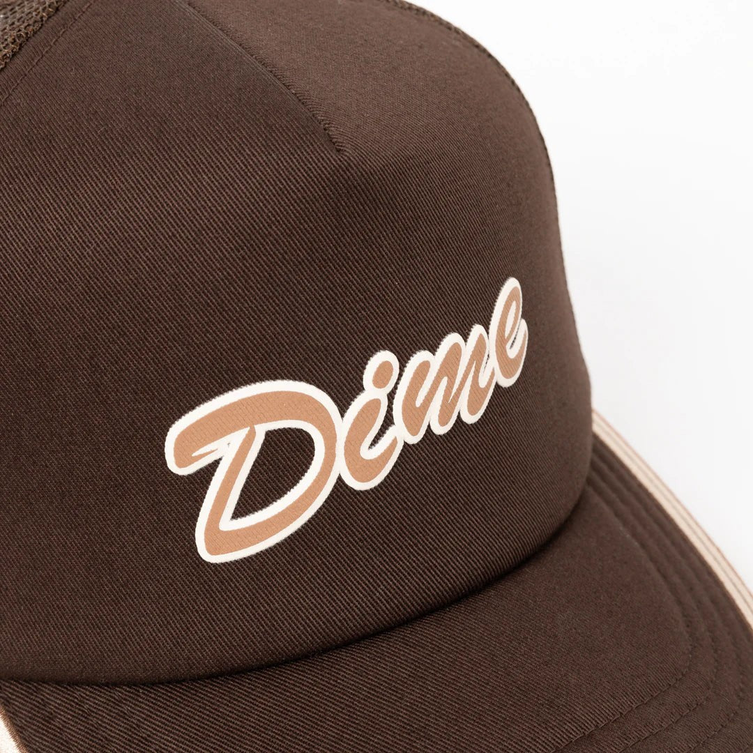 DIME - RACE TRUCKER CAP BROWN