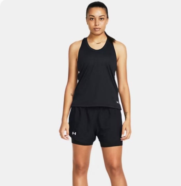 Under Armour Women's Fly-By 2.0 2-in-1 Shorts - Black
