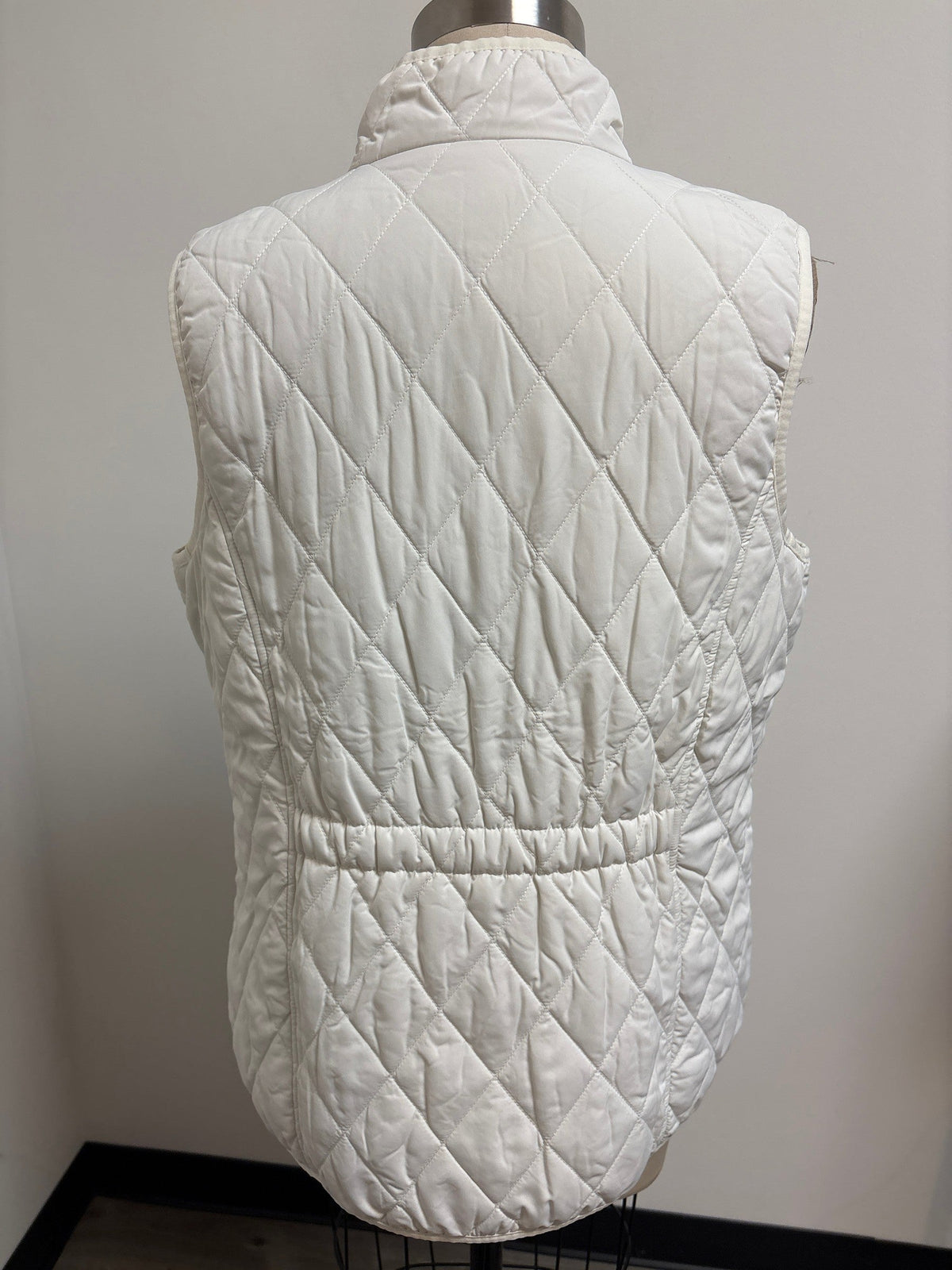 Coldwater Creek White Vest, M Petite