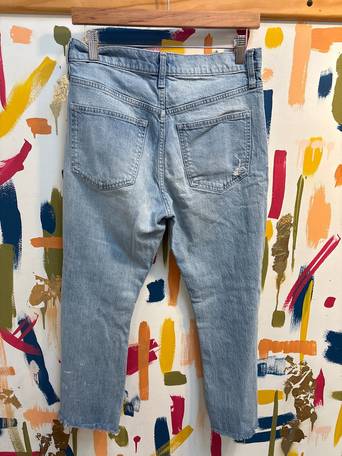 Gap 24" Inseam Ankle Flare Jeans, 6 Petite
