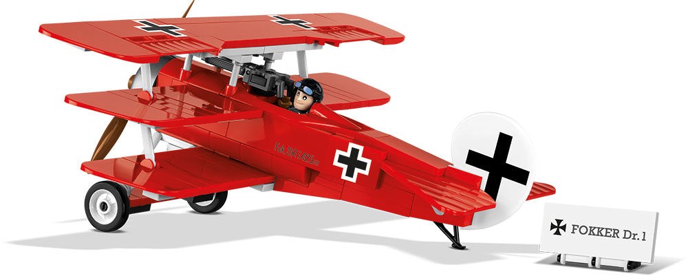 Cobi-2974 -Fokker DR 1-fighter aircraft WWI (175pcs)