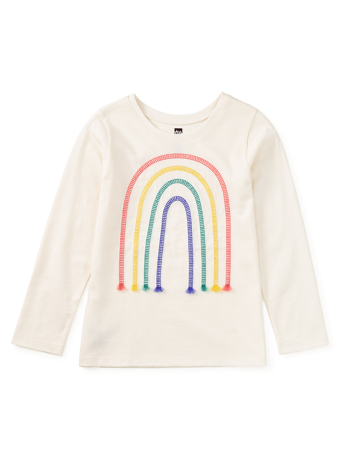 Embroidered Rainbow Tee