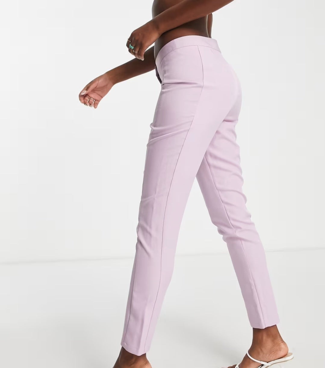 Tailored mauve trouser