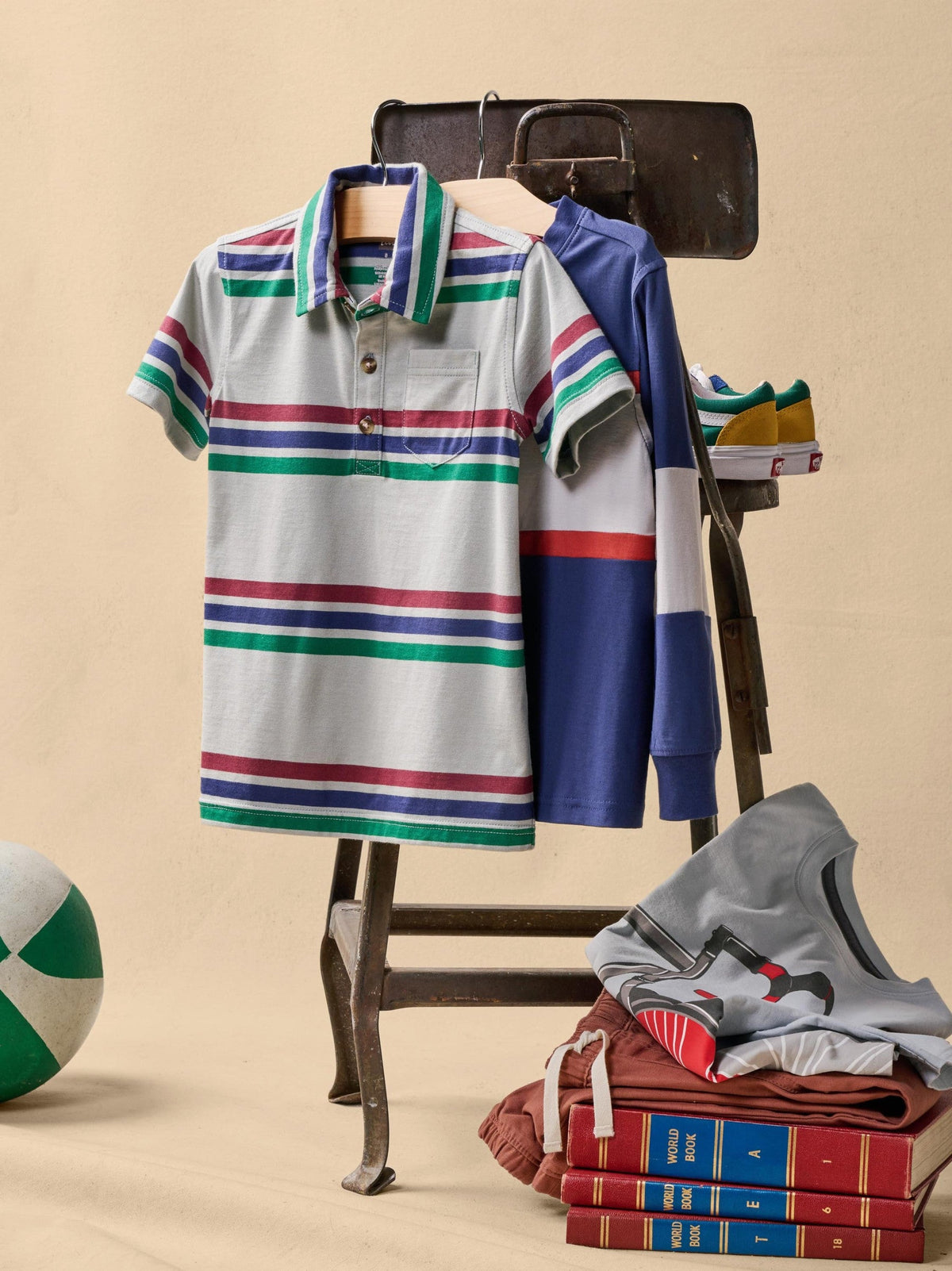 Colorblock Rugby Top