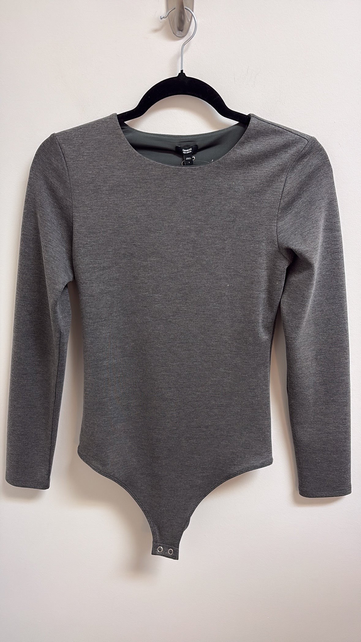 New Express Gray Bodysuit, S