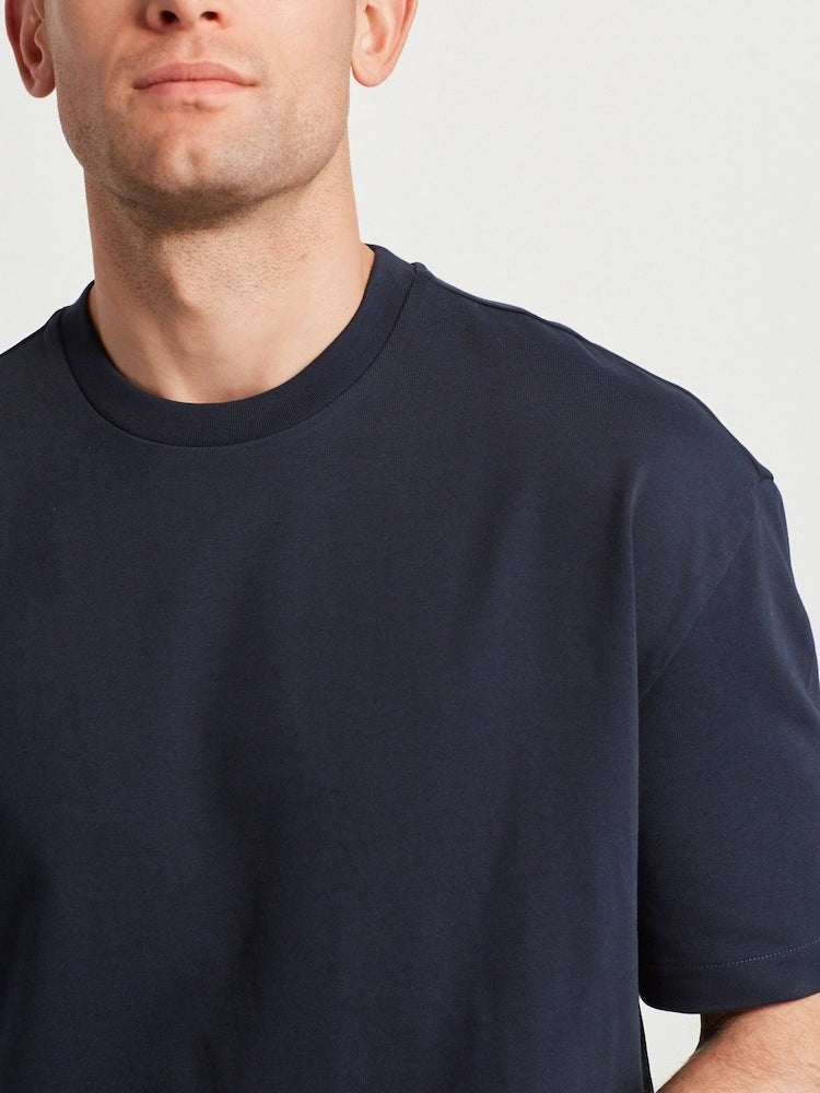 Navy Blue Relaxed Fit Tee