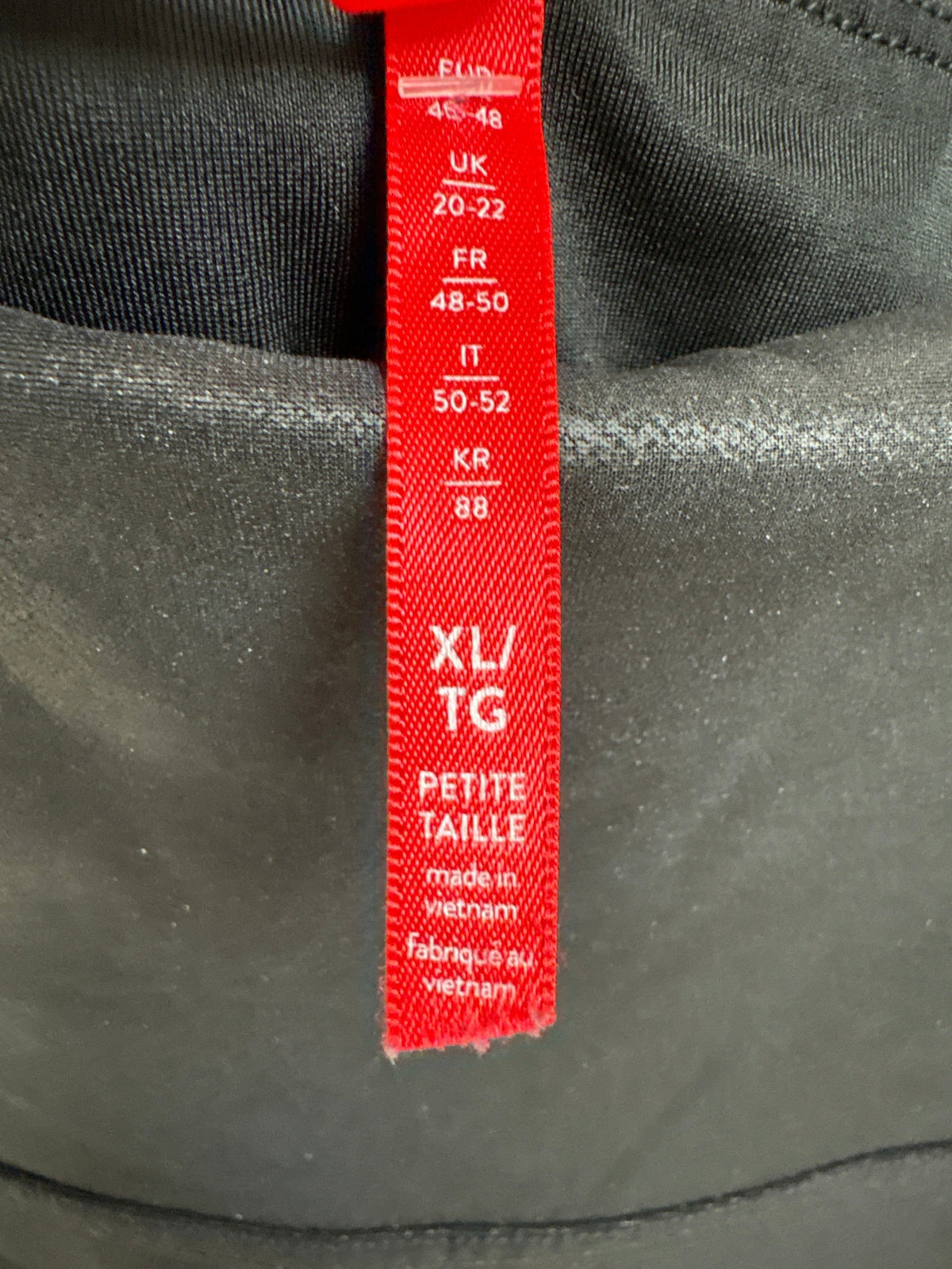 Spanx Black 26" Inseam Leggings, XL