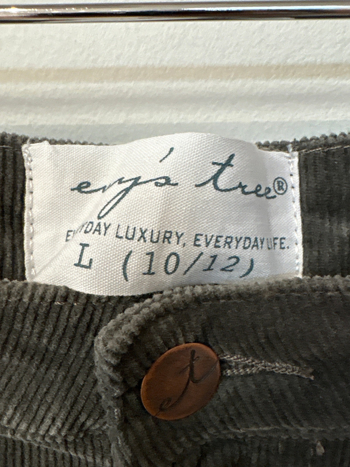 New Evy's Tree Corduroy 29" Inseam Jeans, 10/12